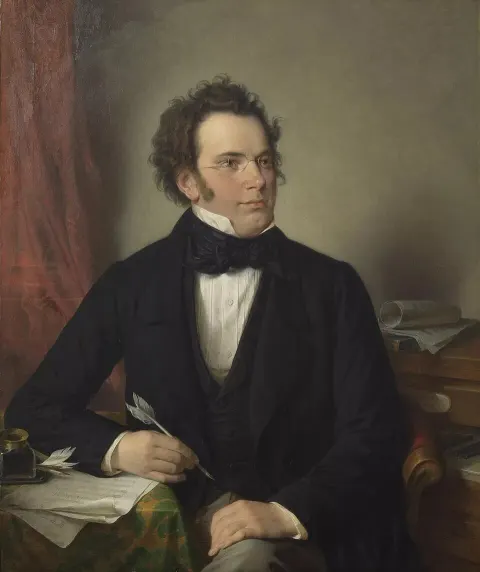 Portrait of Franz Schubert