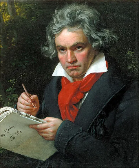 Portrait of Ludwig van Beethoven